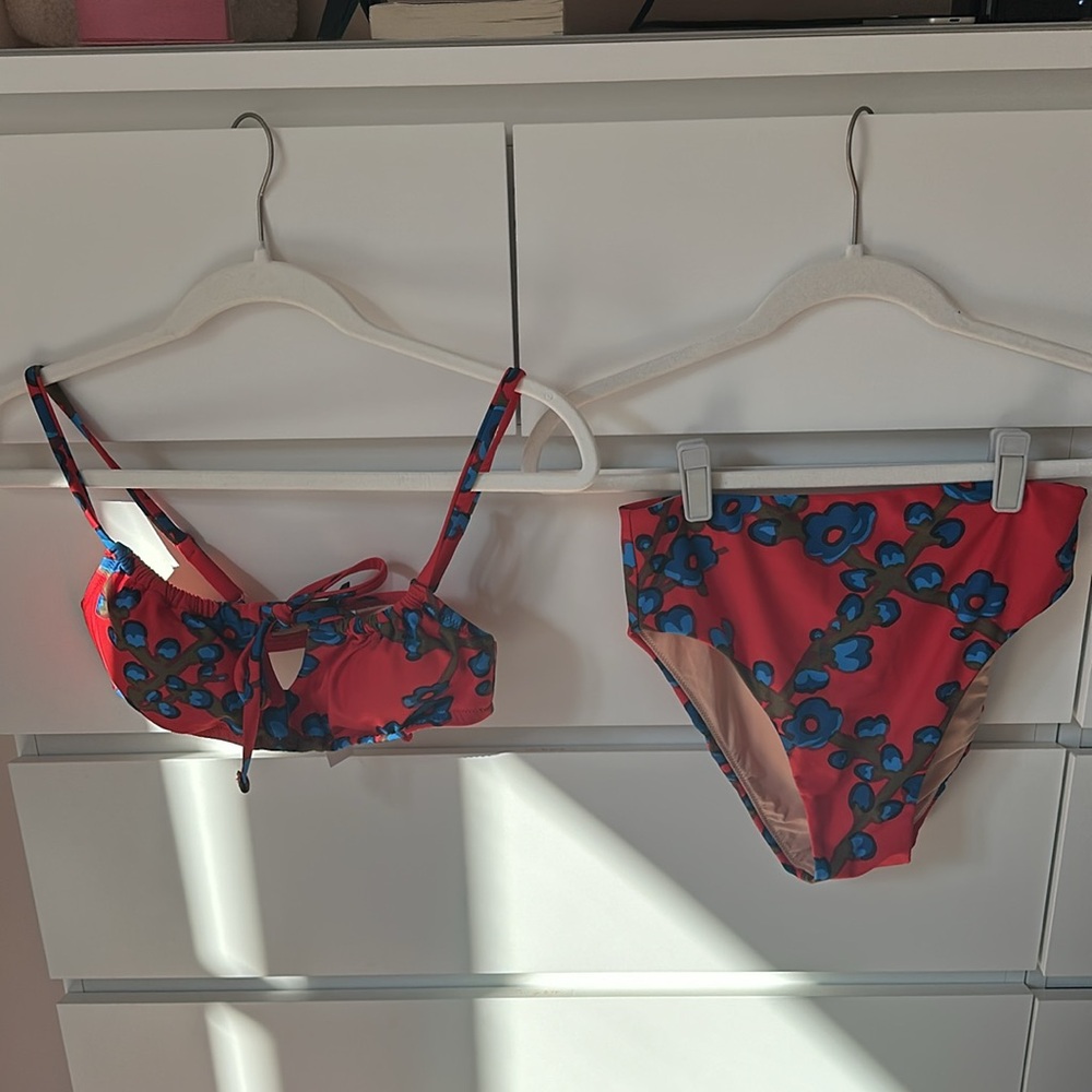 NWT J. Crew 2 Piece High-Waisted Bikini